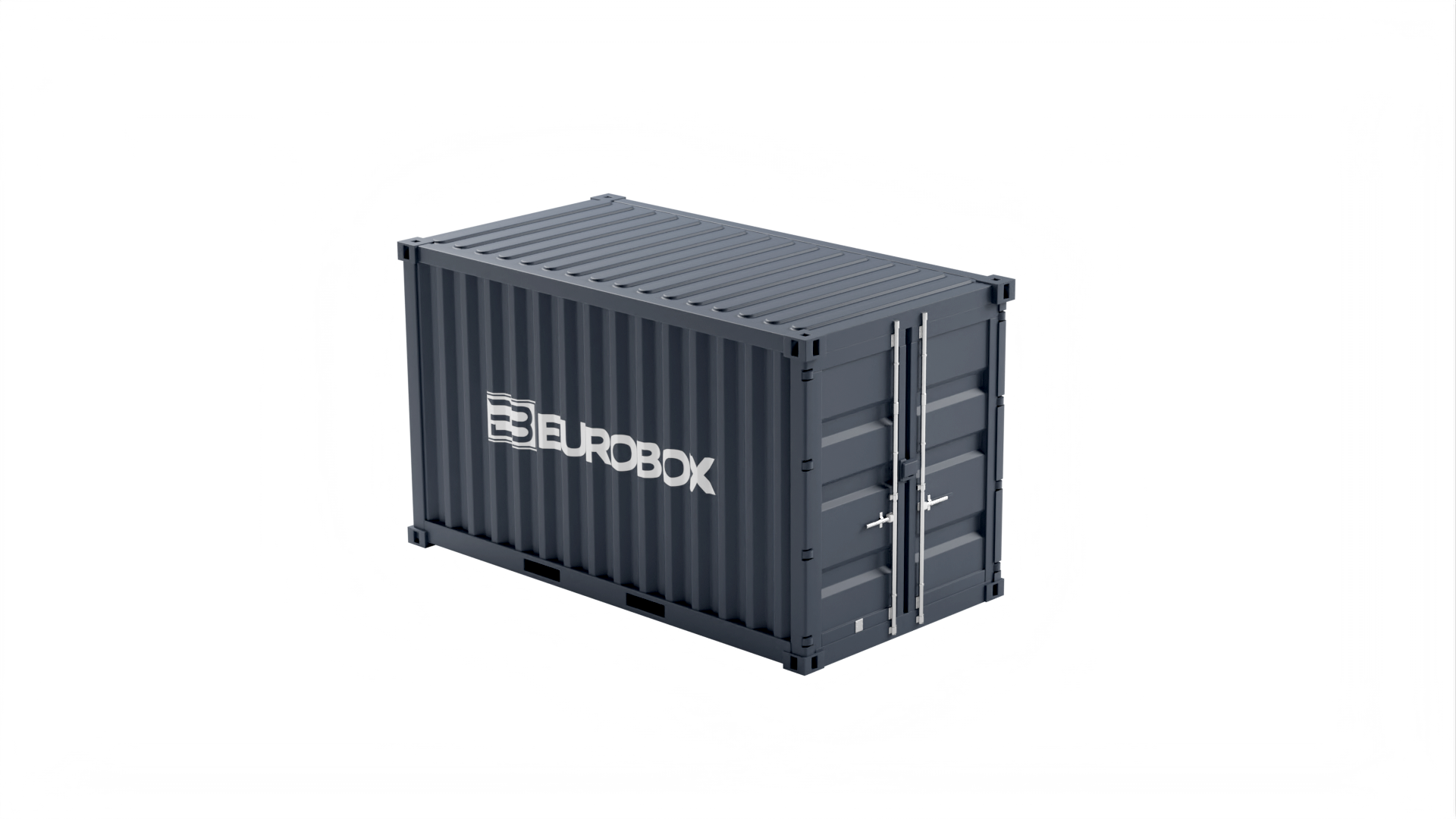 Container de stockage 15 pieds Eurobox Gris foncé