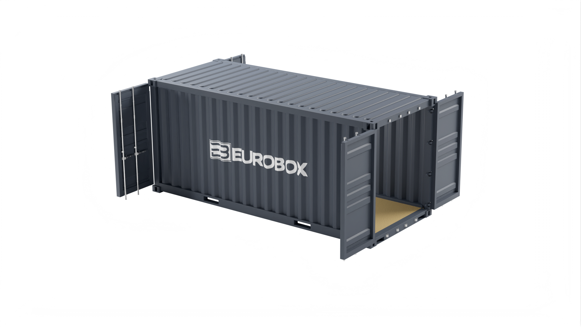 Container 20 pieds doubles portes Eurobox