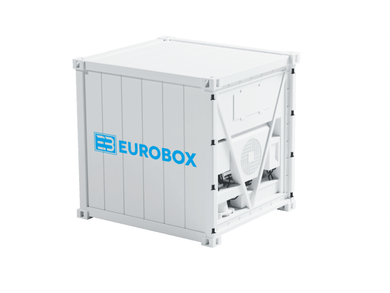 Container 10 pieds reefer blanc Eurobox
