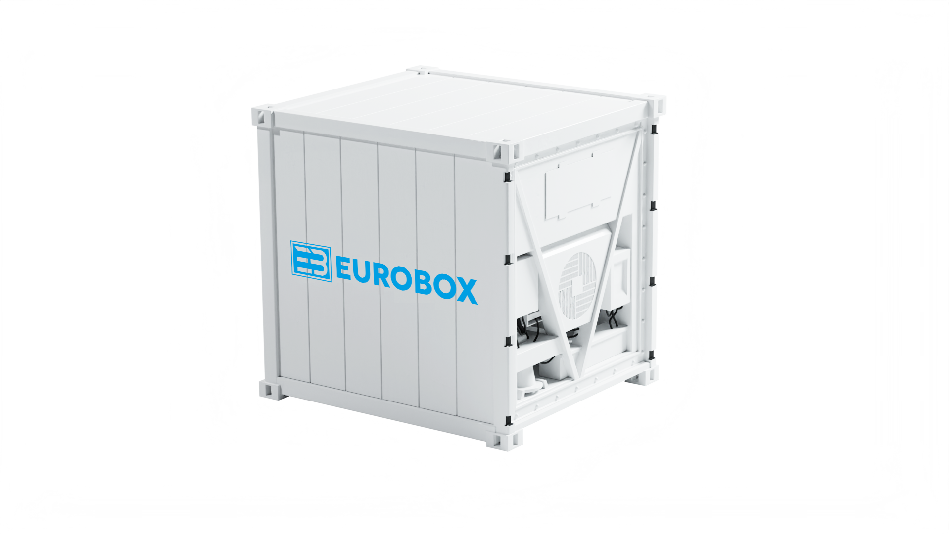 Container 10 pieds reefer blanc Eurobox
