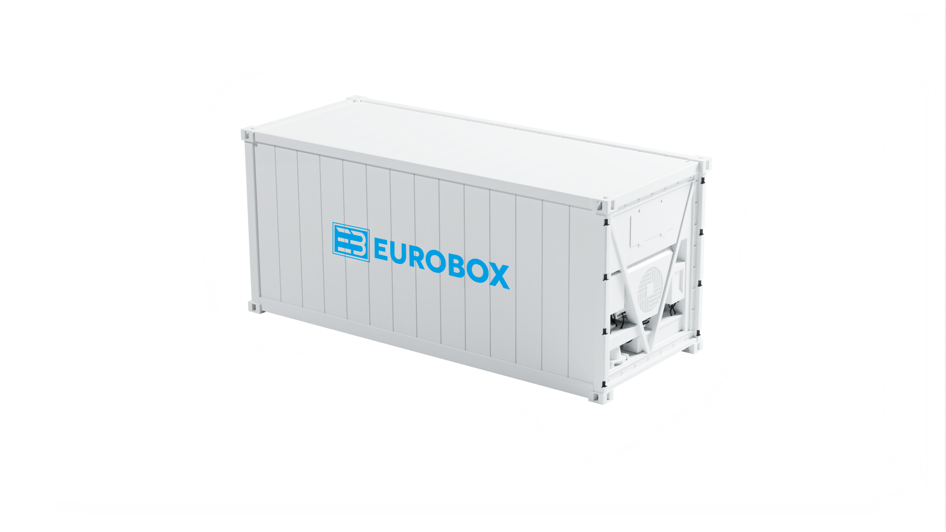 Container 20 pieds reefer blanc Eurobox