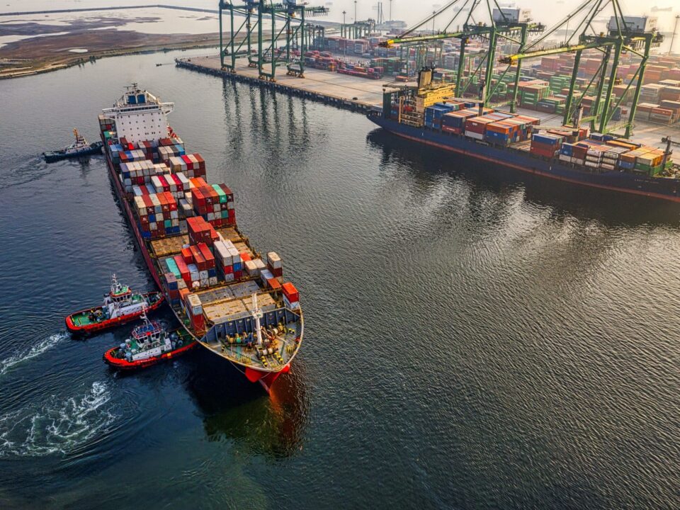 L'empilement de containers