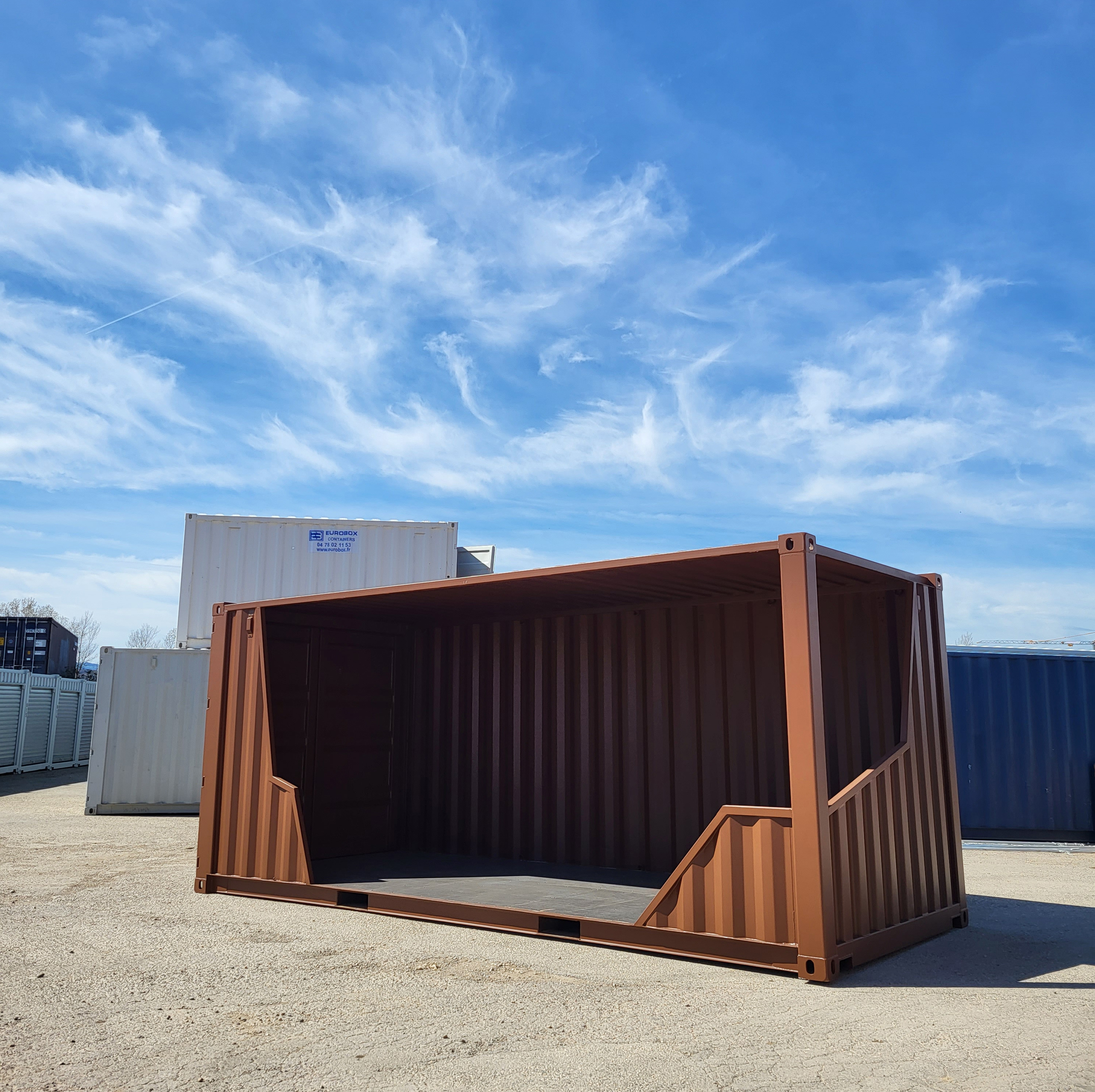 Bulle de vente en container-eurobox-transformation de container- container sur-mesure- containers recyclés