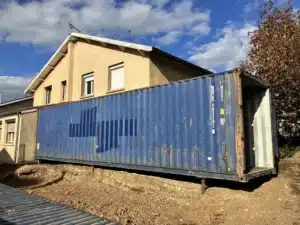 Agrandissement maison-Eurobox Extension de maison en container 40 pieds