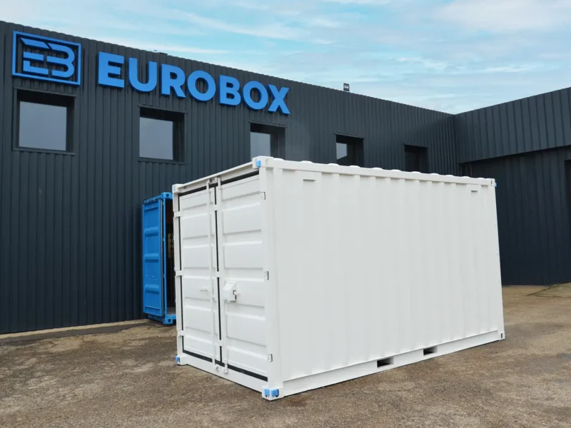 Petits containers de stockage blanc neuf de 15 pieds proposé par le vendeur de containers Eurobox