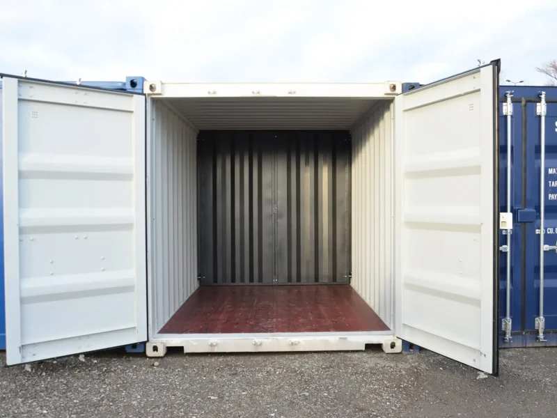 Parois de séparation pour conteneur, Séparation de container double porte