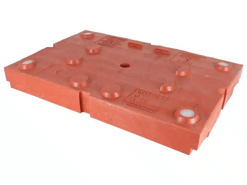 Cale en plastique recyclé (sol souple/dur)