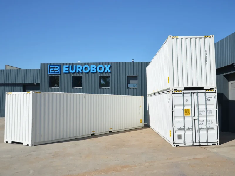 Container blanc neuf, container 40pieds high cube, conteneur grande hauteur,