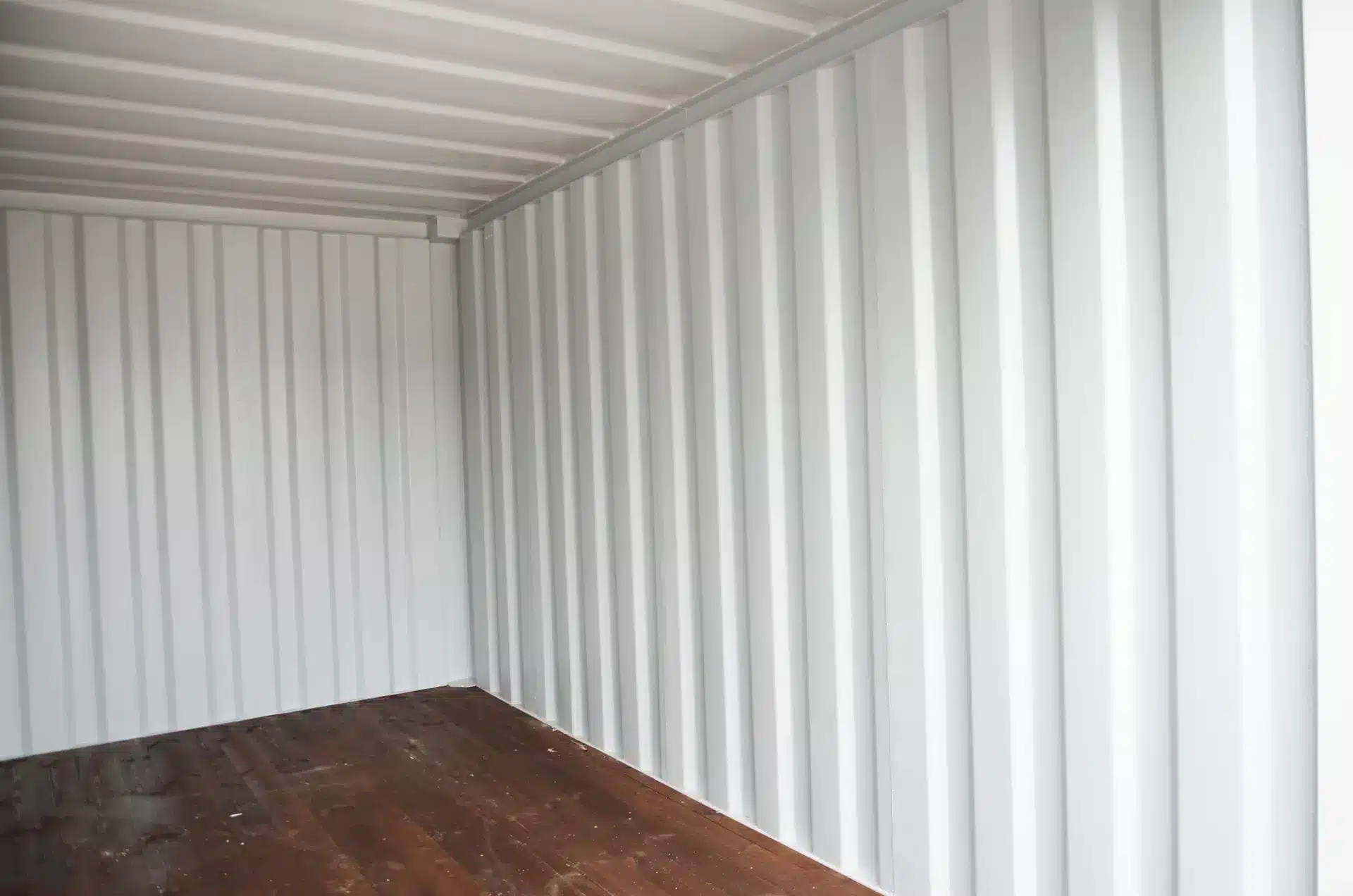 Conteneur de stockage 15pieds blanc neuf, petit container de stockage